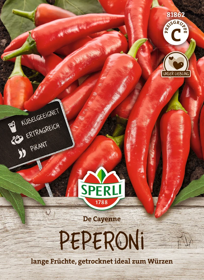 Peperoni De Cayenne Saatgut