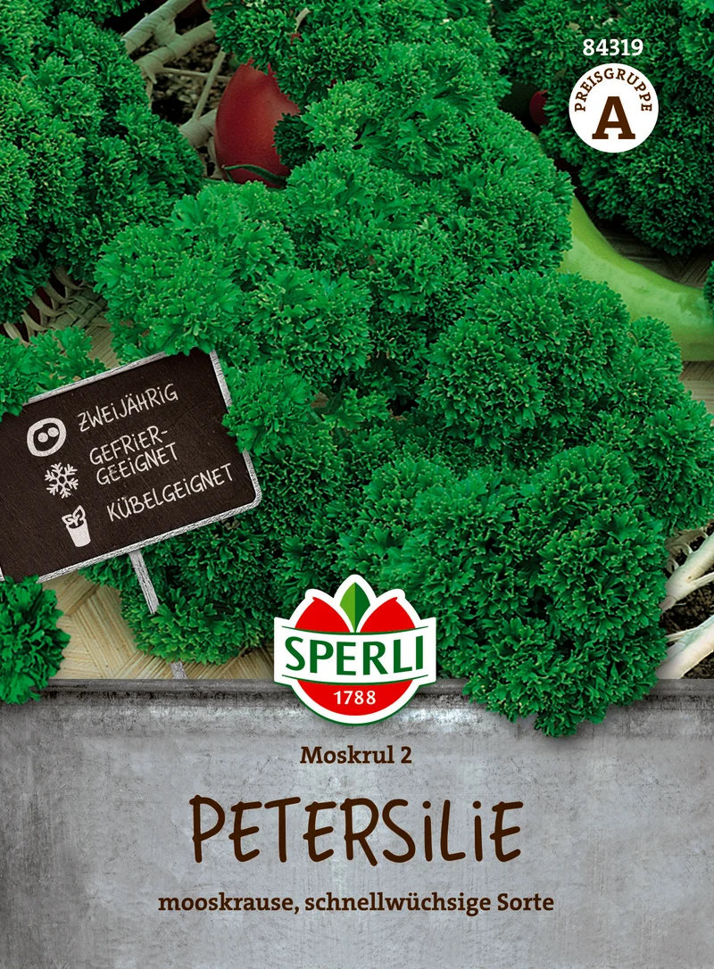 Petersilie Moskrul 2 Saatgut