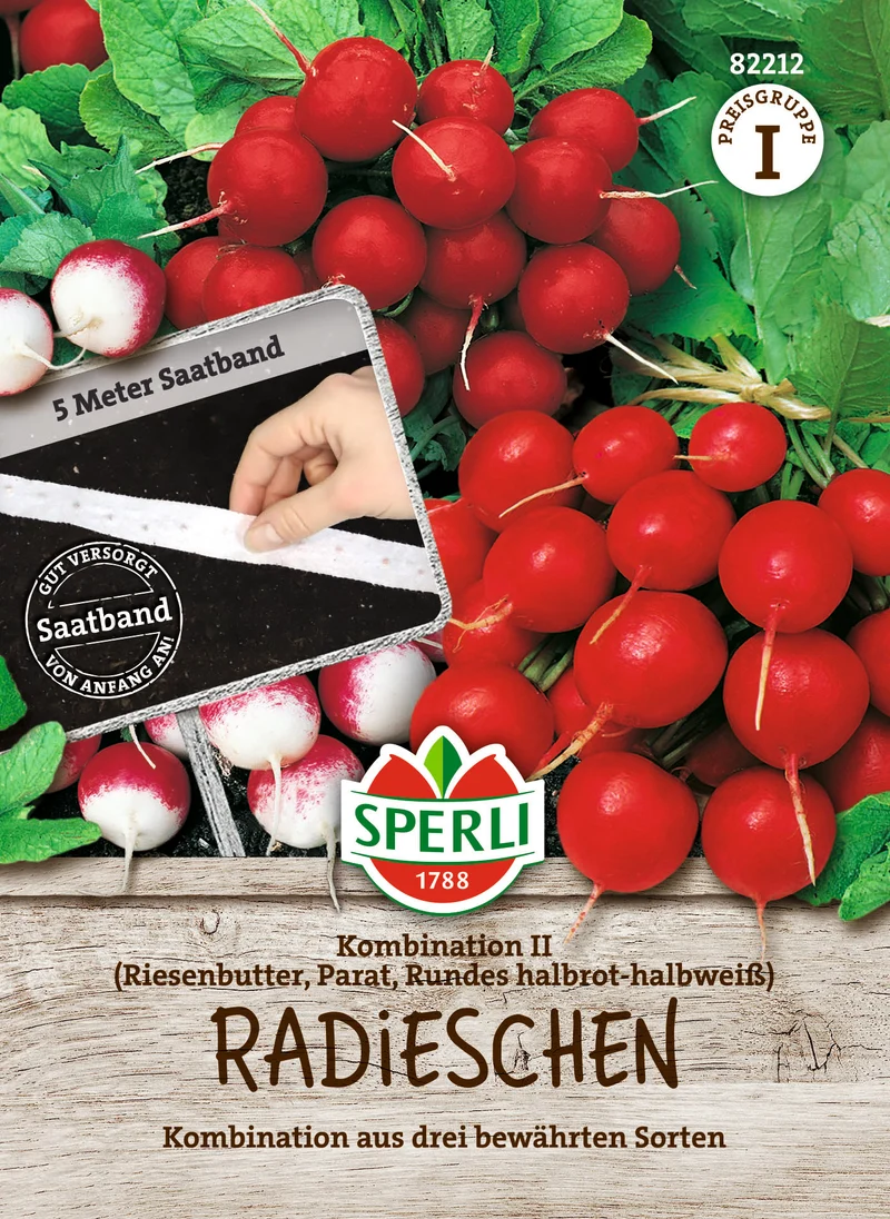Radieschen Kombination II Saatband