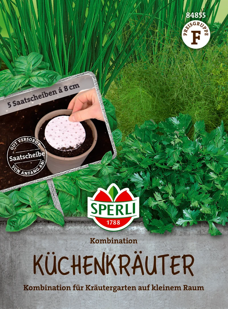 Küchenkräutersamen Saatscheibe