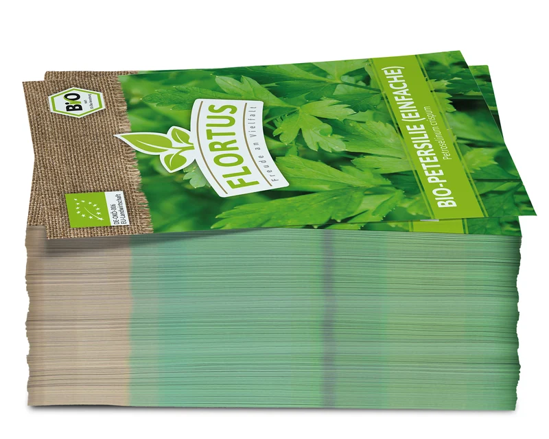 Petersilie einfache (100 Tütchen) | BIO Petersiliensamen von FLORTUS