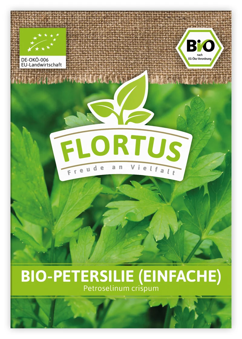 Petersilie einfache (100 Tütchen) | BIO Petersiliensamen von FLORTUS