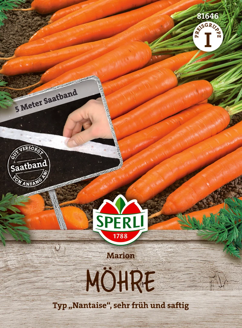 Möhre Marion F1 Saatband