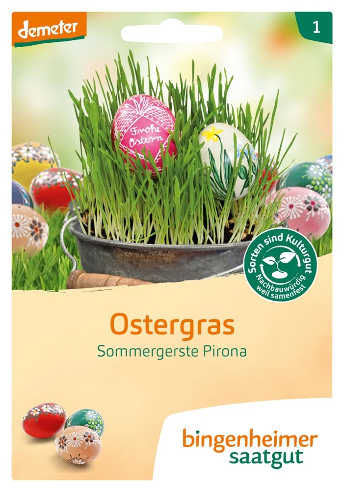 BIO Saatgut Ostergras-Sommergerste Pirona