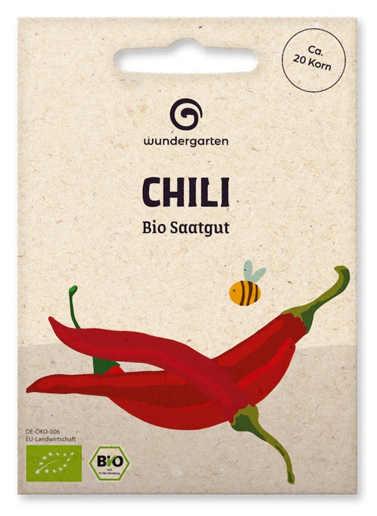 Chili De Cayenne | BIO Chilisamen von Wundergarten [MHD 12/2024]