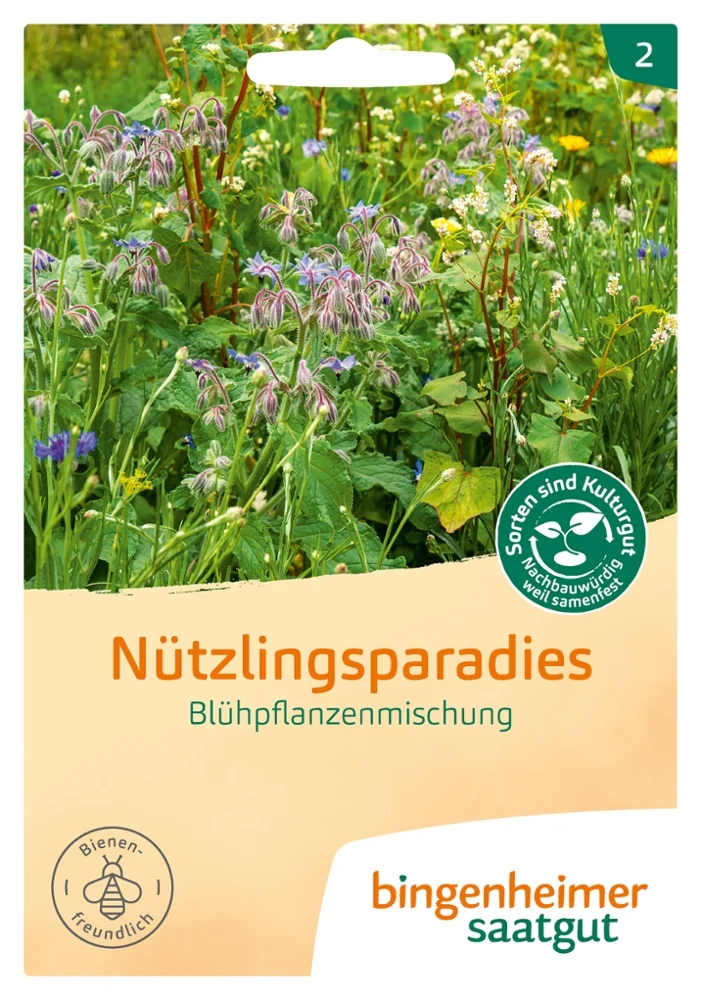 BIO Saatgut Blühpflanzenmischung Nützlingsparadies