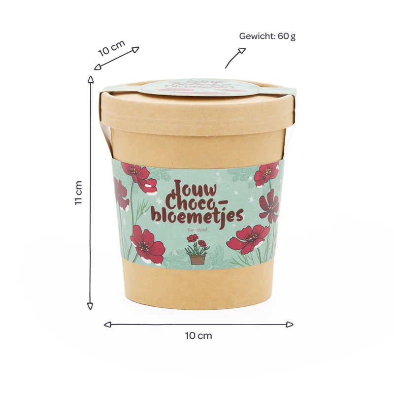 Kweekset voor chocoladebloemen