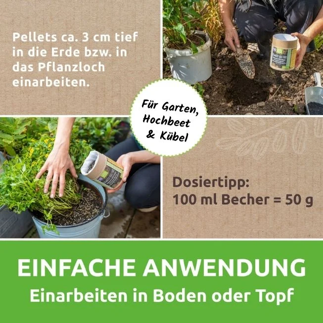 Schwarzes Gold Forte - organischer Terra Preta Dünger