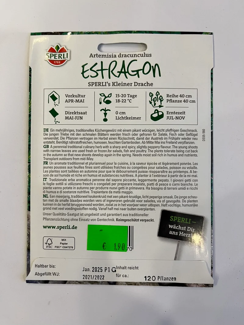 Estragon Sperli‘s kleiner Drache