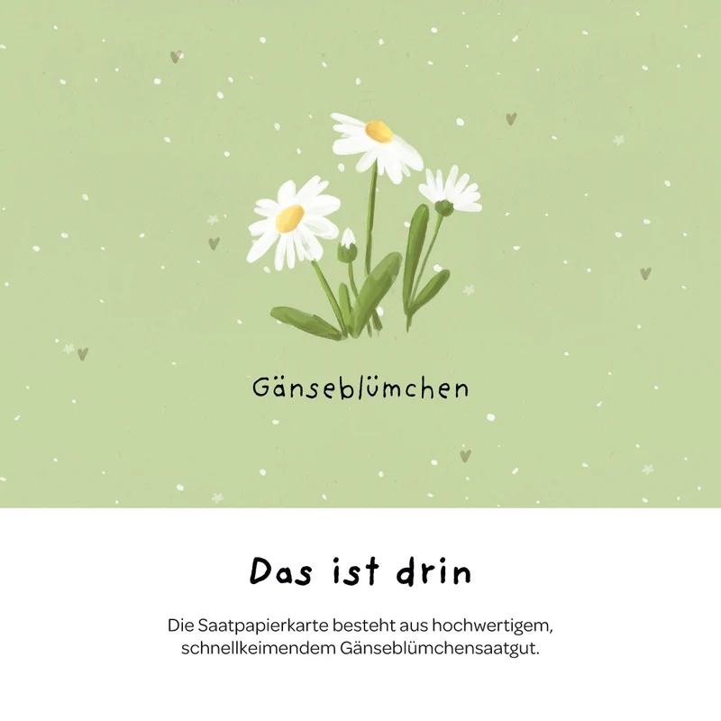 Grußkarte - Gans lieben Dank