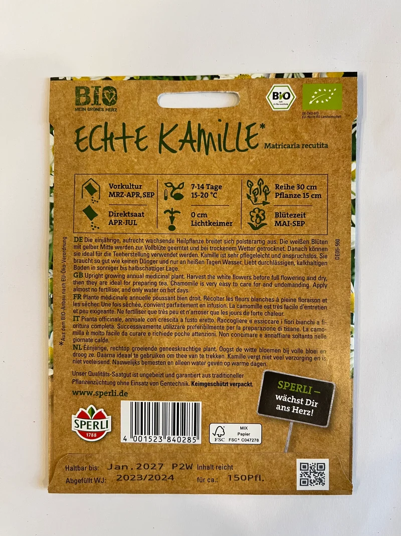 Echte Bio-Kamille