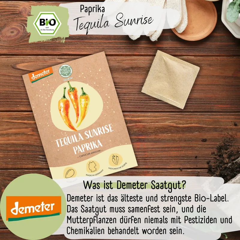 Demeter Paprika Tequila Sunrise Samen