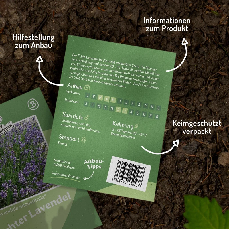 Echter Lavendel Samen MHD 06/27