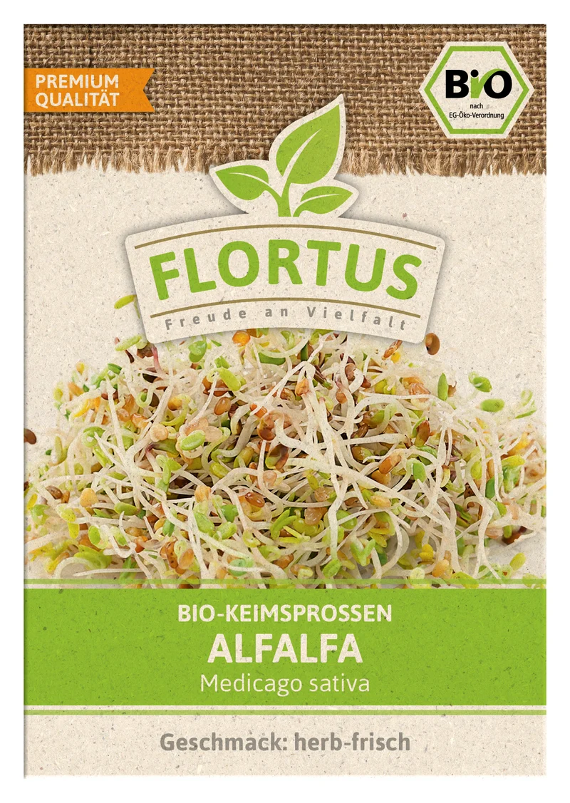 Keimsprossen Alfalfa | BIO Keimsprossen von FLORTUS