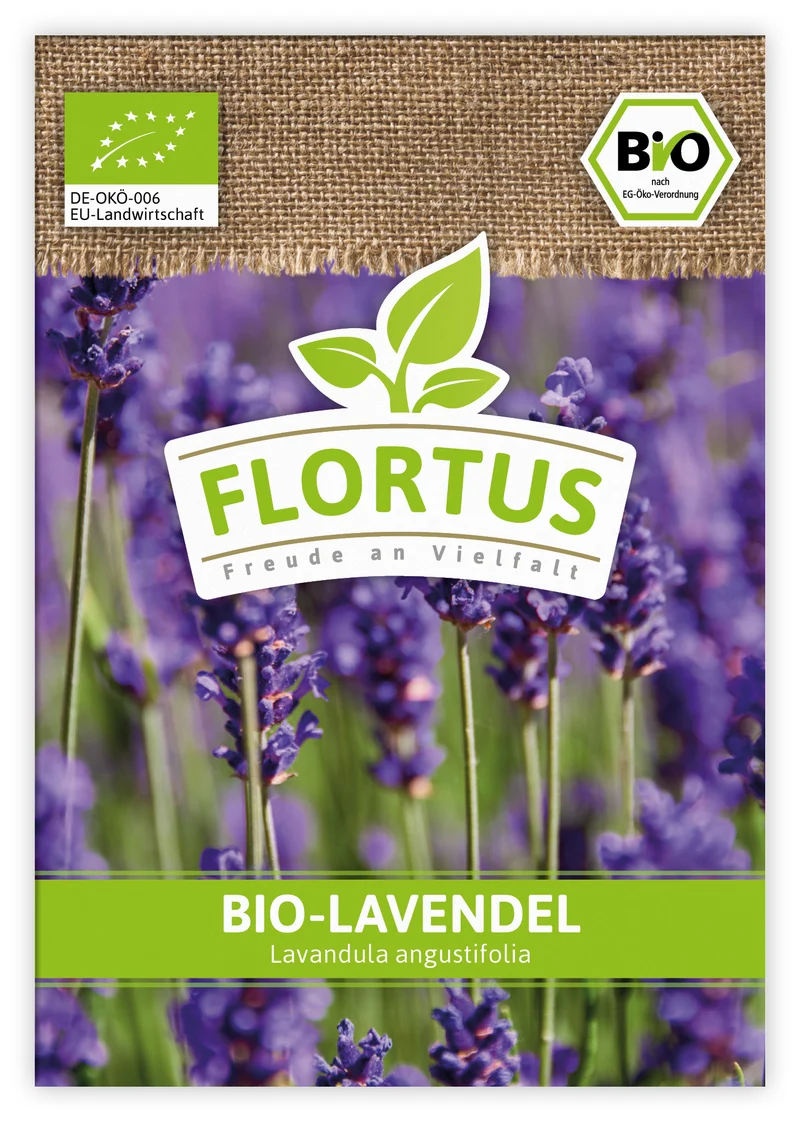 Lavendel (100 Tütchen) | BIO Lavendelsamen von FLORTUS
