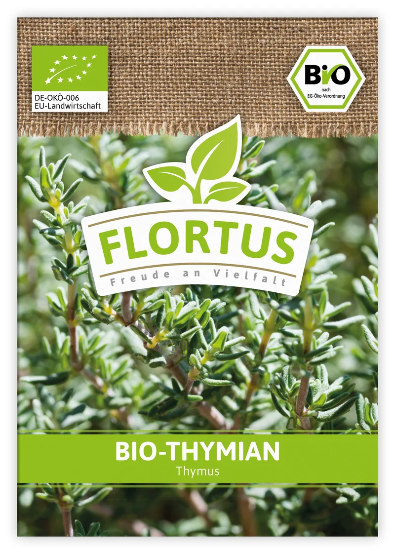 Thymian (100 Tütchen) | BIO Thymiansamen von FLORTUS