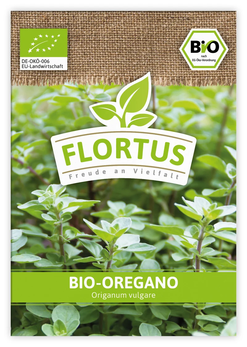 Oregano (100 Tütchen) | BIO Oreganosamen von FLORTUS