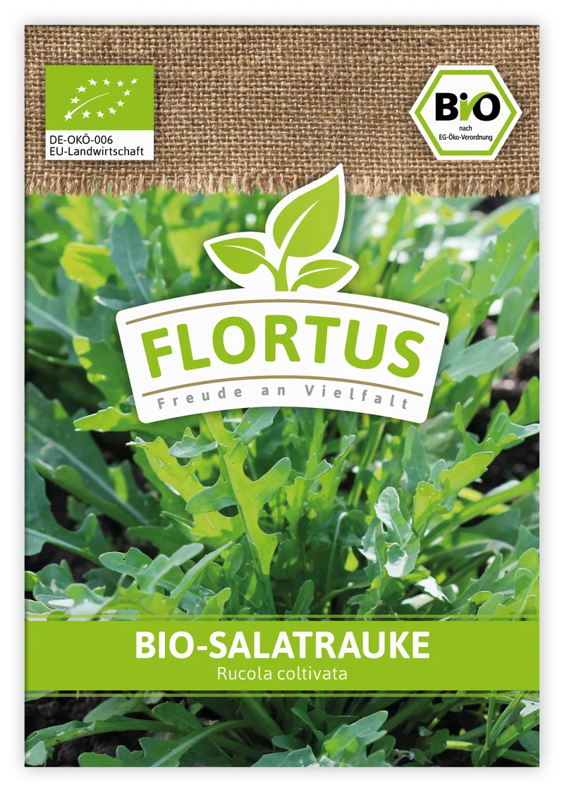 Salatrauke (100 Tütchen) | BIO Salatraukesamen von FLORTUS