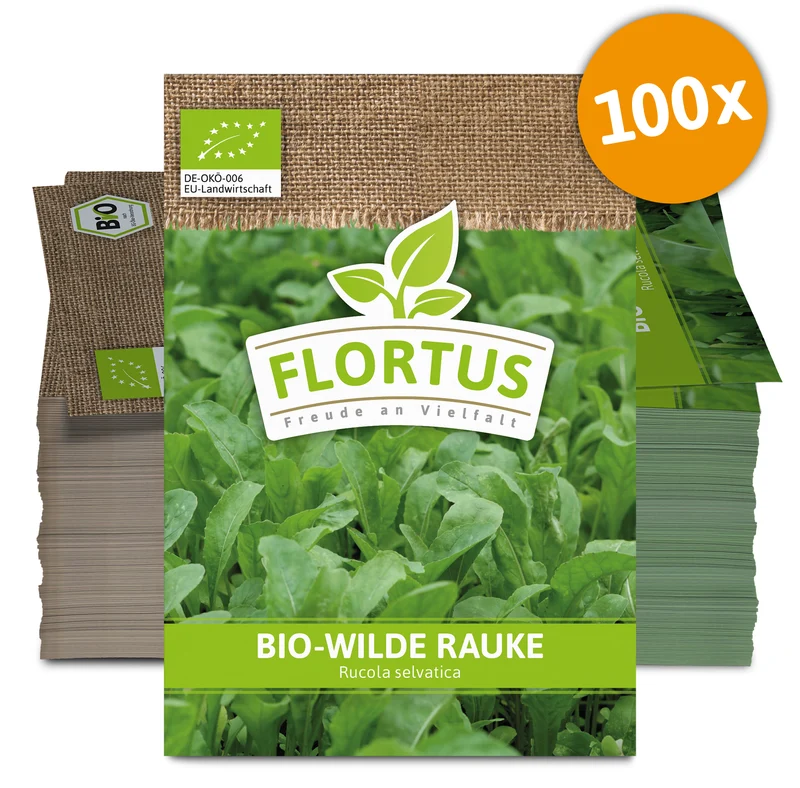 Wilde Rauke (100 Tütchen) | BIO Wilde Raukesamen von FLORTUS