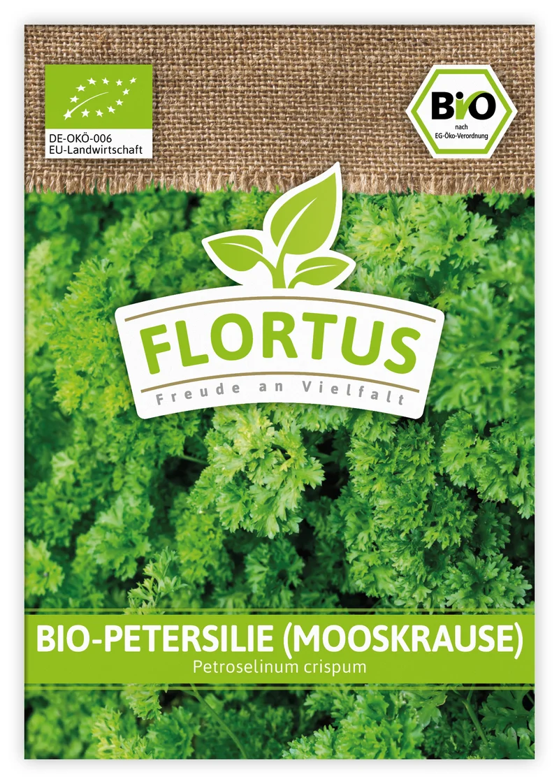 Petersilie Mooskrause (100 Tütchen) | BIO Petersiliensamen von FLORTUS