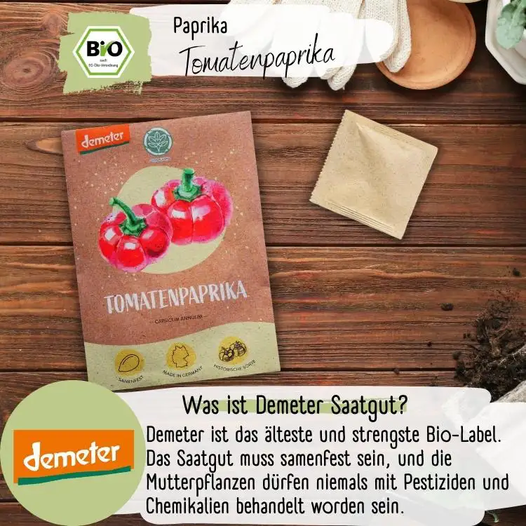 Demeter Tomatenpaprika Samen