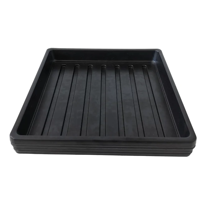 1010 Microgreens Growing Trays WITHOUT Holes 10" x 10" (Shallow)