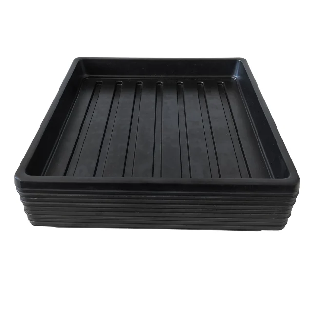 1010 Microgreens Growing Trays WITHOUT Holes 10" x 10" (Shallow)