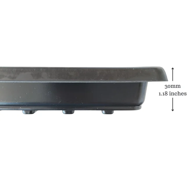 1010 Microgreens Growing Trays WITH Holes 10" x 10" (Shallow)
