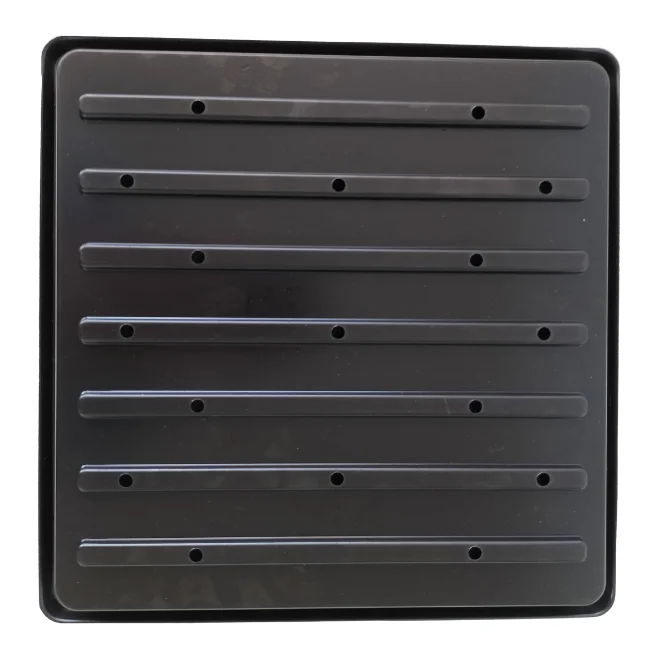 1010 Microgreens Growing Trays WITH Holes 10" x 10" (Shallow)