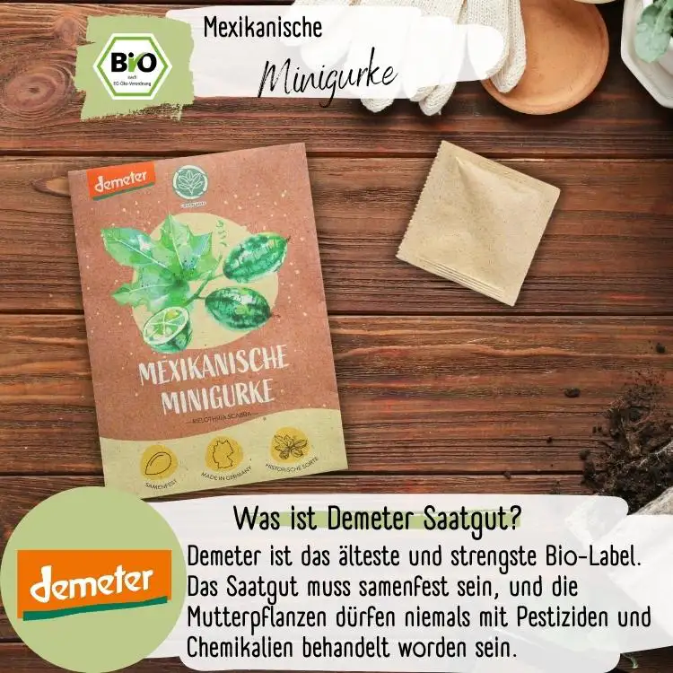 Demeter Mexikanische Minigurken Samen