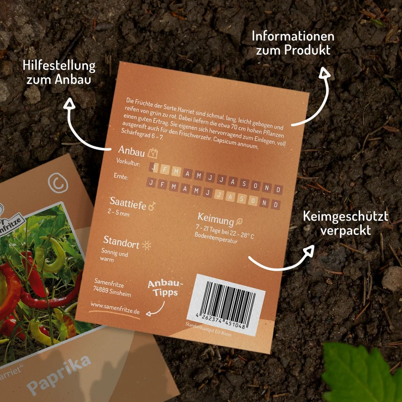 Paprika Harriet Samen