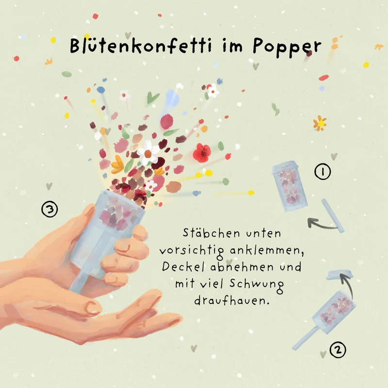 Blütenkonfetti - Love You Bestie