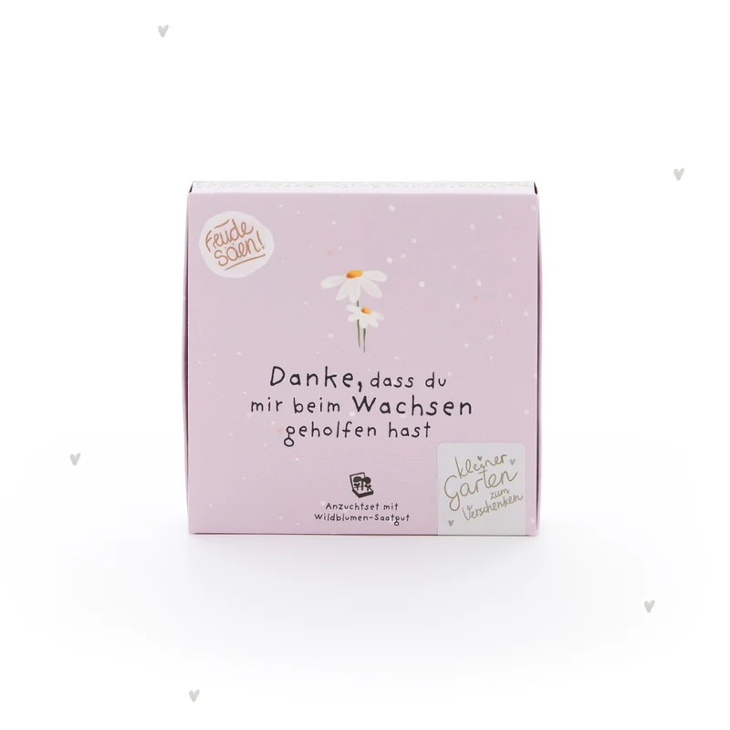 Pflanzkästchen - Danke, dass du mir beim Wachsen geholfen hast