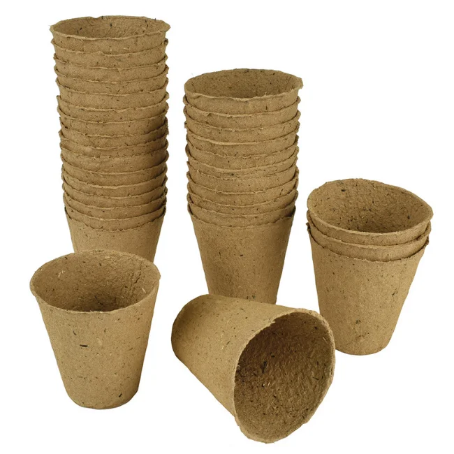 Fibre Seedling Pots 8cm
