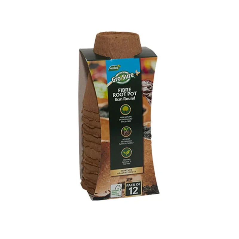 Fibre Seedling Pots 8cm