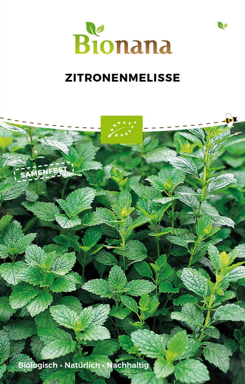 Zitronenmelisse | BIO Melissensamen von Bionana [MHD 12/2023]