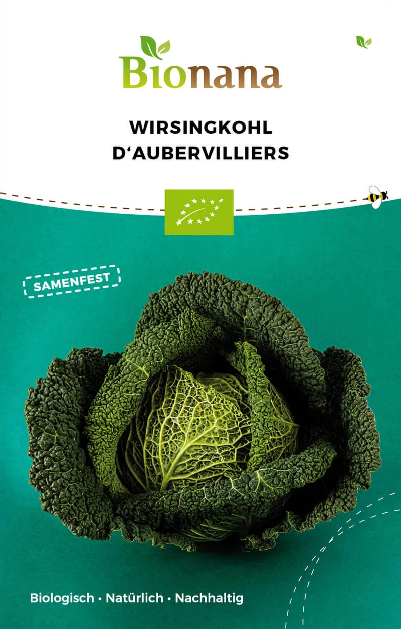 Wirsingkohl D'Aubervilliers | BIO Wirsingsamen von Bionana [MHD 12/2026]