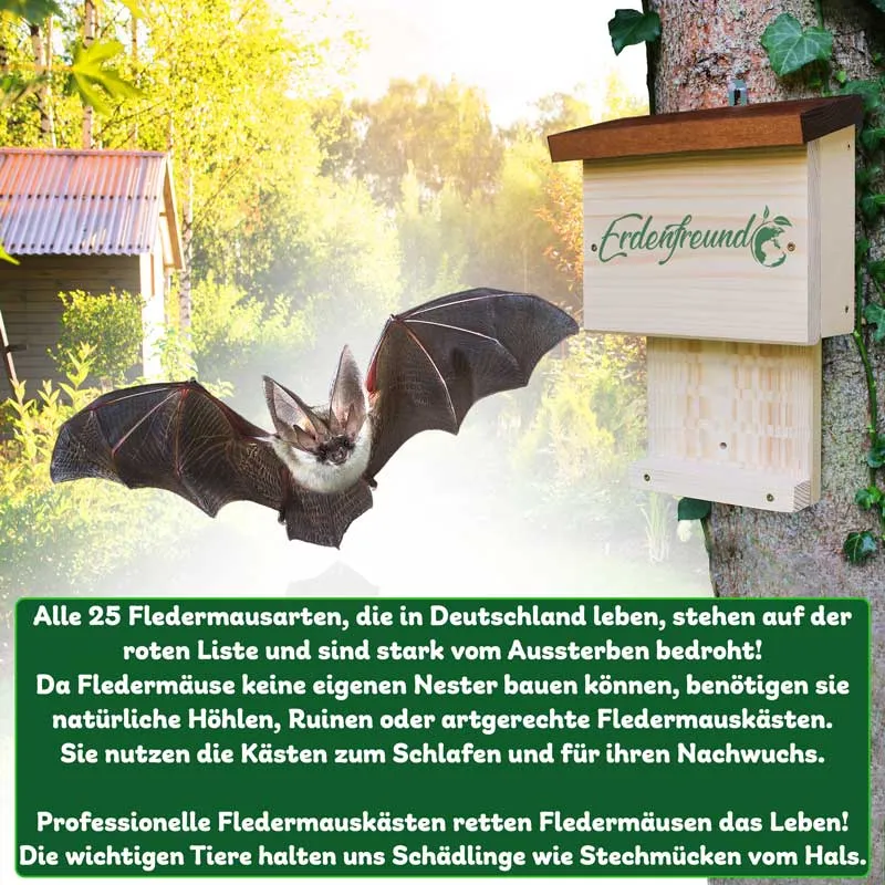 Fledermauskasten Villa extra groß