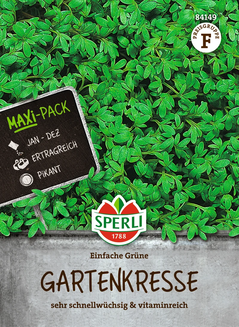 Gartenkresse Einfache Grüne 50 g Saatgut