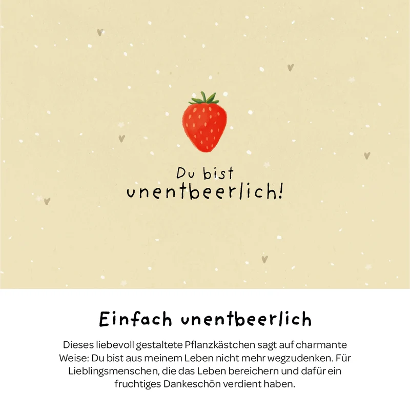 Pflanzkästchen - Unentbeerlich