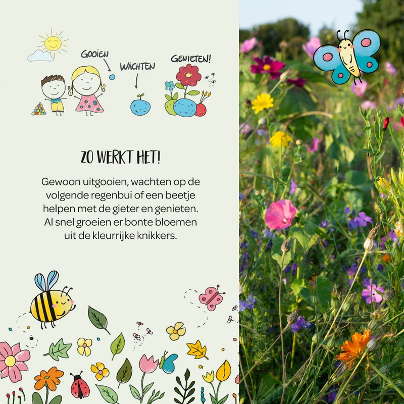 Bloemenknikkers Uitdeelcadeautje