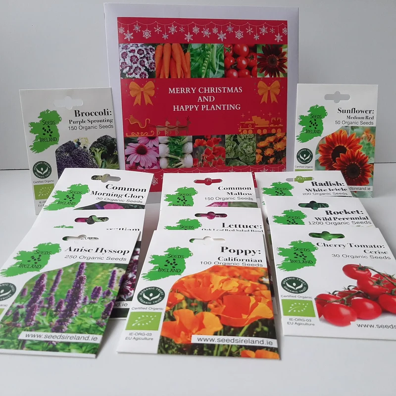 Christmas Gift Pack - Vegetable & Flower Seeds