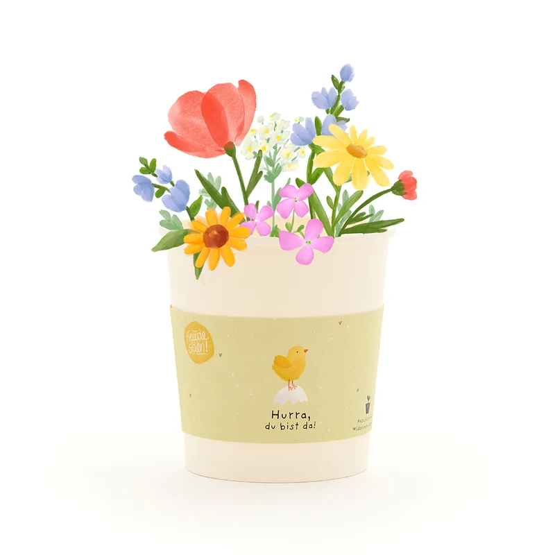 Hurra, du bist da - Becher
