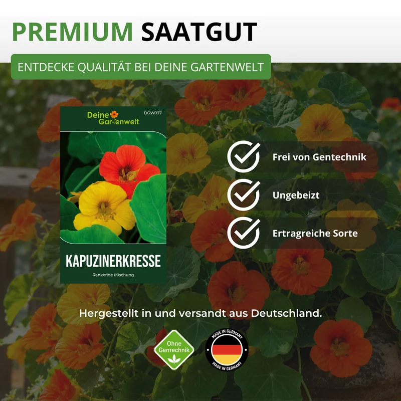 Kapuzinerkresse Rankende Mischung Saatgut