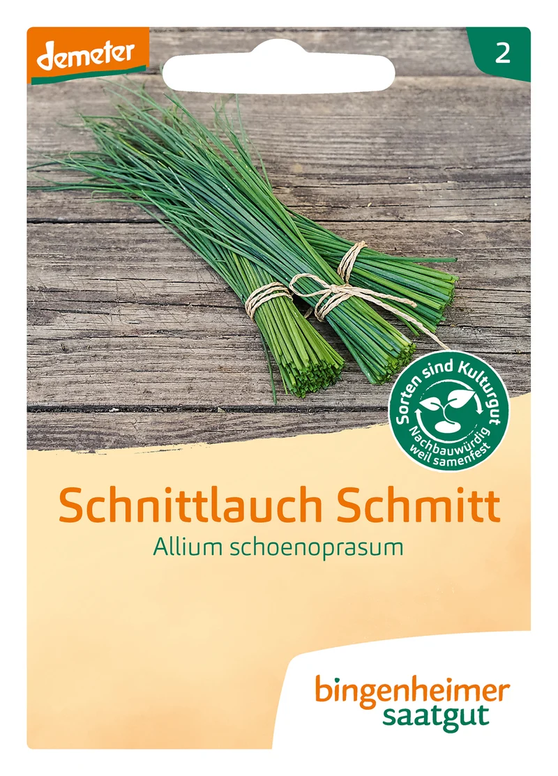 Schmitt Schnittlauch mittelgr. | BIO Schnittlauchsamen von Bingenheimer Saatgut
