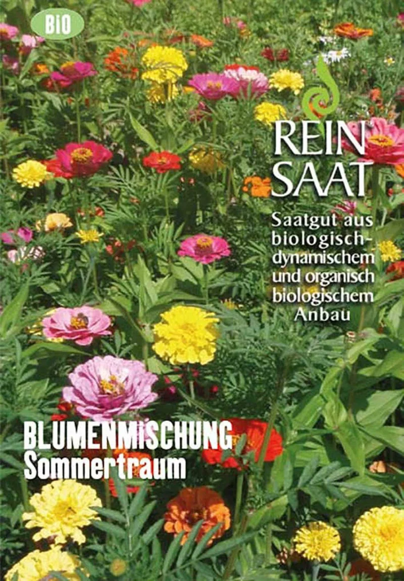 Sommertraum | BIO Blumensamenmischung von Reinsaat [MHD 12/2024]