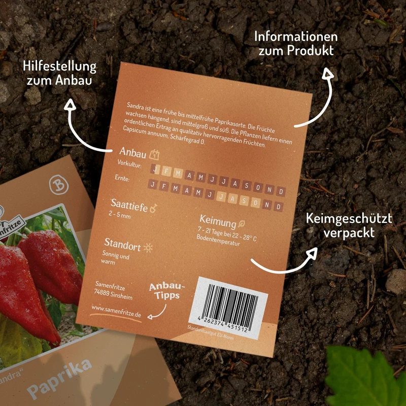 Paprika Sandra Samen