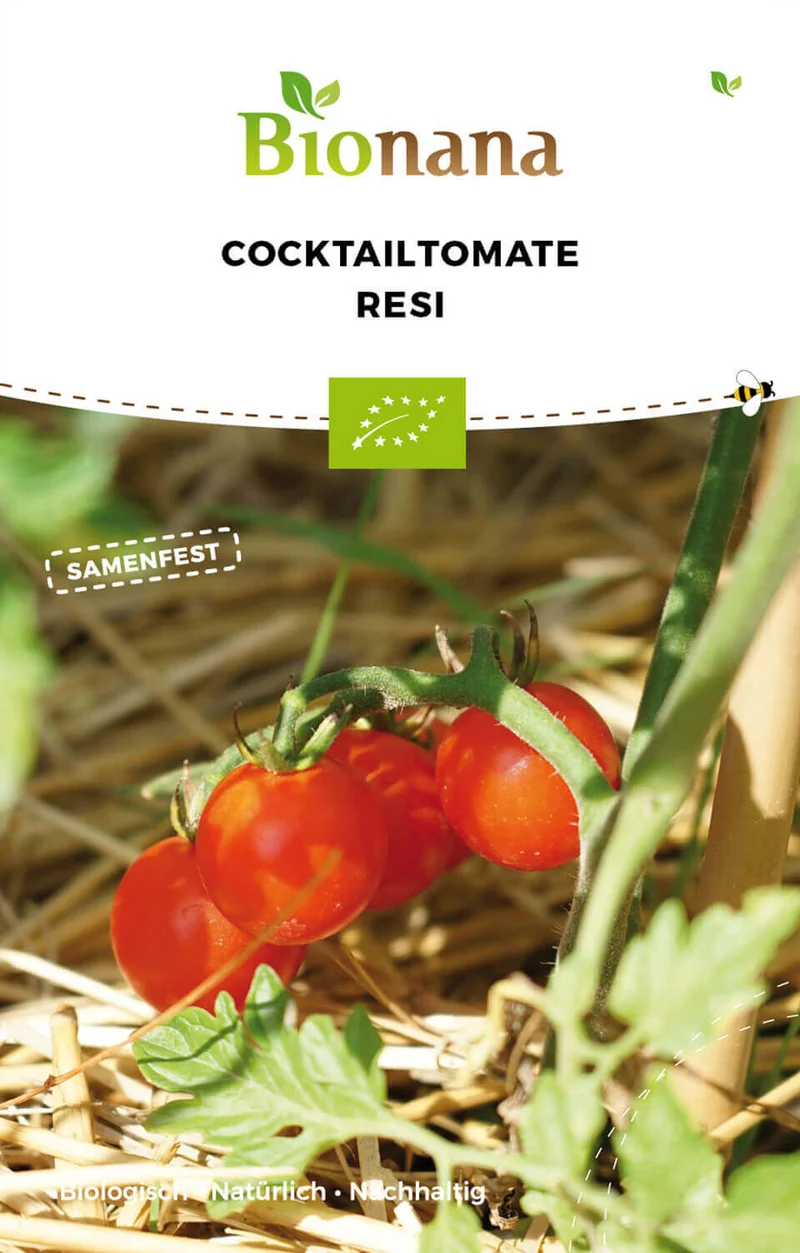 Cocktailtomate Resi | BIO Cocktailtomatensamen von Bionana [MHD 12/2023]