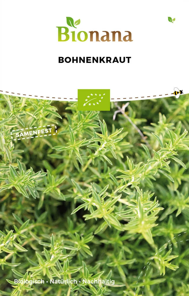 Bohnenkraut | BIO Bohnenkrautsamen von Bionana [MHD 12/2023]