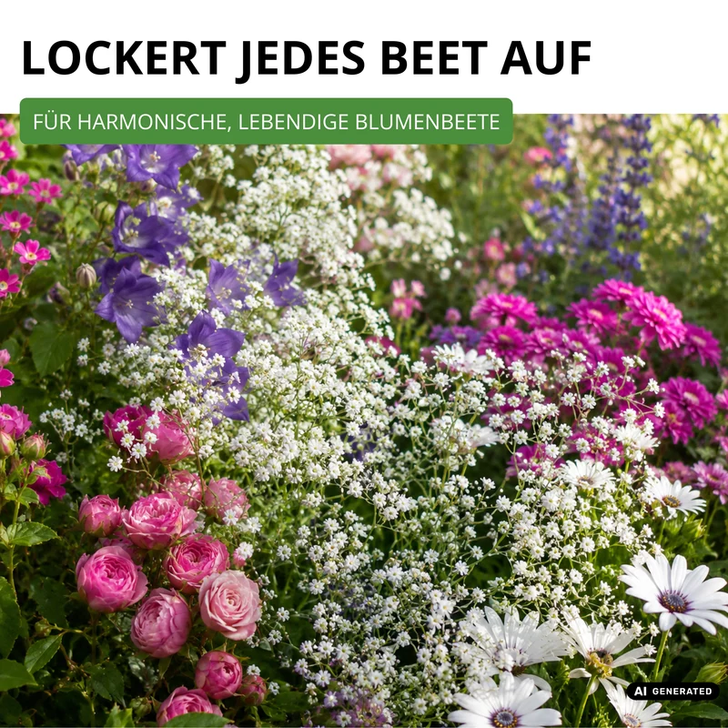 Stauden Schleierkraut weiß Saatgut